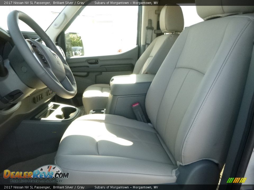 2017 Nissan NV SL Passenger Brilliant Silver / Gray Photo #13