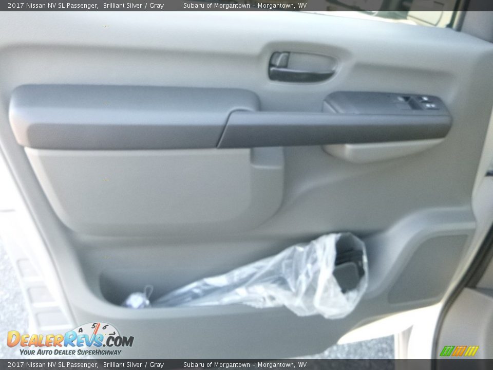 2017 Nissan NV SL Passenger Brilliant Silver / Gray Photo #14
