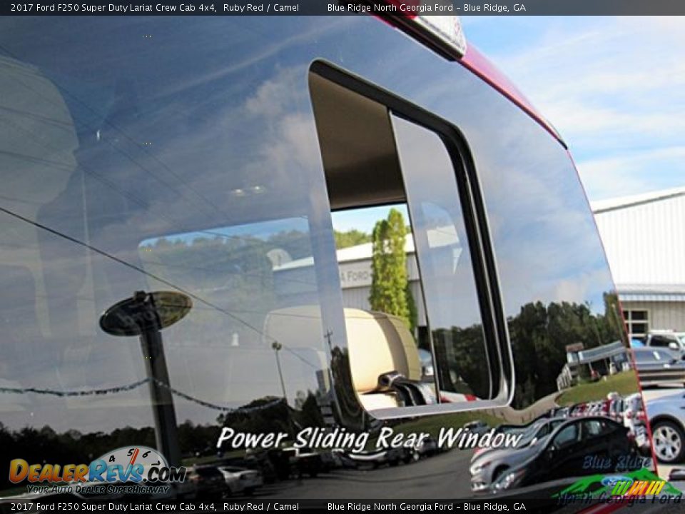 2017 Ford F250 Super Duty Lariat Crew Cab 4x4 Ruby Red / Camel Photo #28