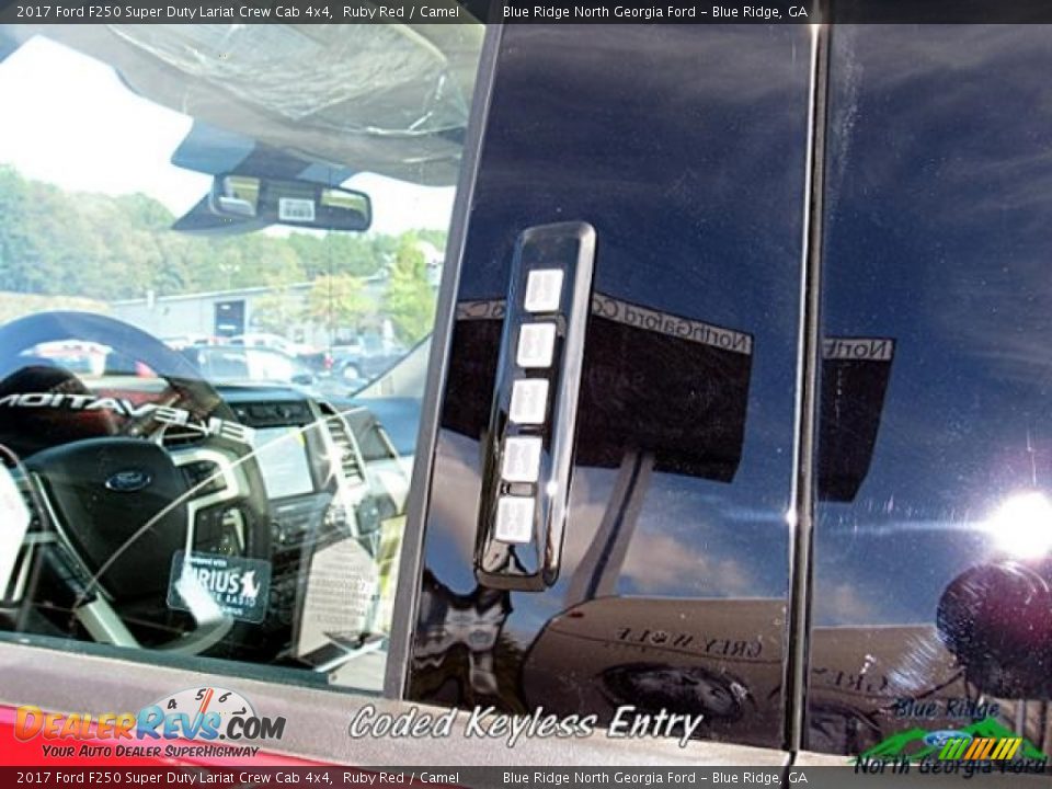 2017 Ford F250 Super Duty Lariat Crew Cab 4x4 Ruby Red / Camel Photo #30