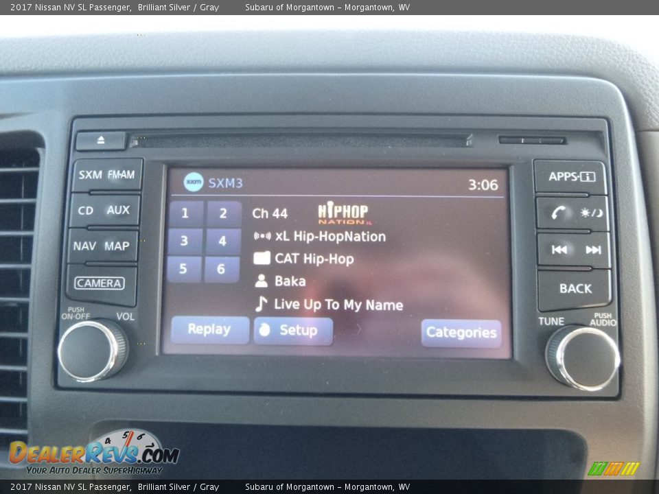 2017 Nissan NV SL Passenger Brilliant Silver / Gray Photo #16