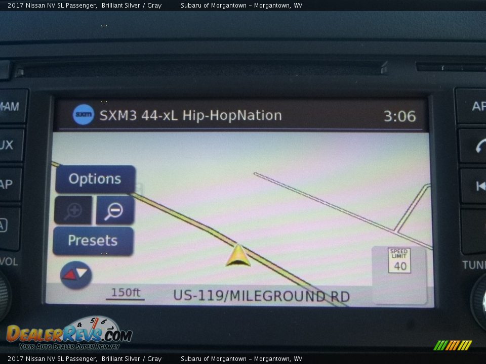 2017 Nissan NV SL Passenger Brilliant Silver / Gray Photo #17