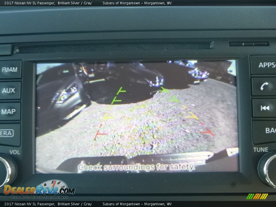 2017 Nissan NV SL Passenger Brilliant Silver / Gray Photo #18