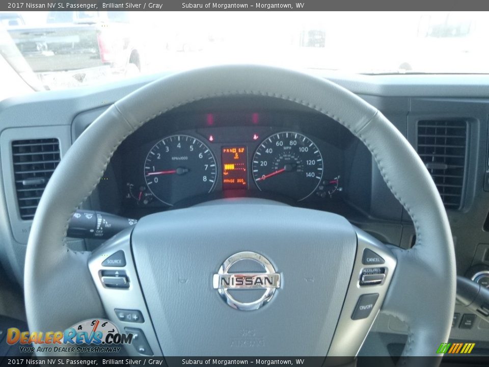 2017 Nissan NV SL Passenger Brilliant Silver / Gray Photo #20