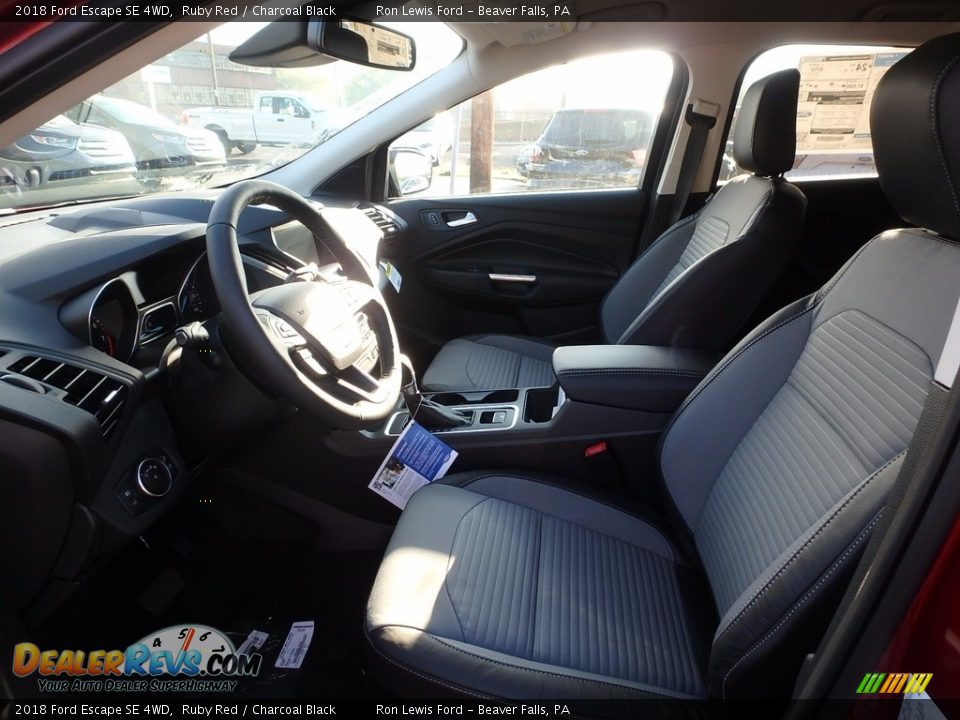 2018 Ford Escape SE 4WD Ruby Red / Charcoal Black Photo #11