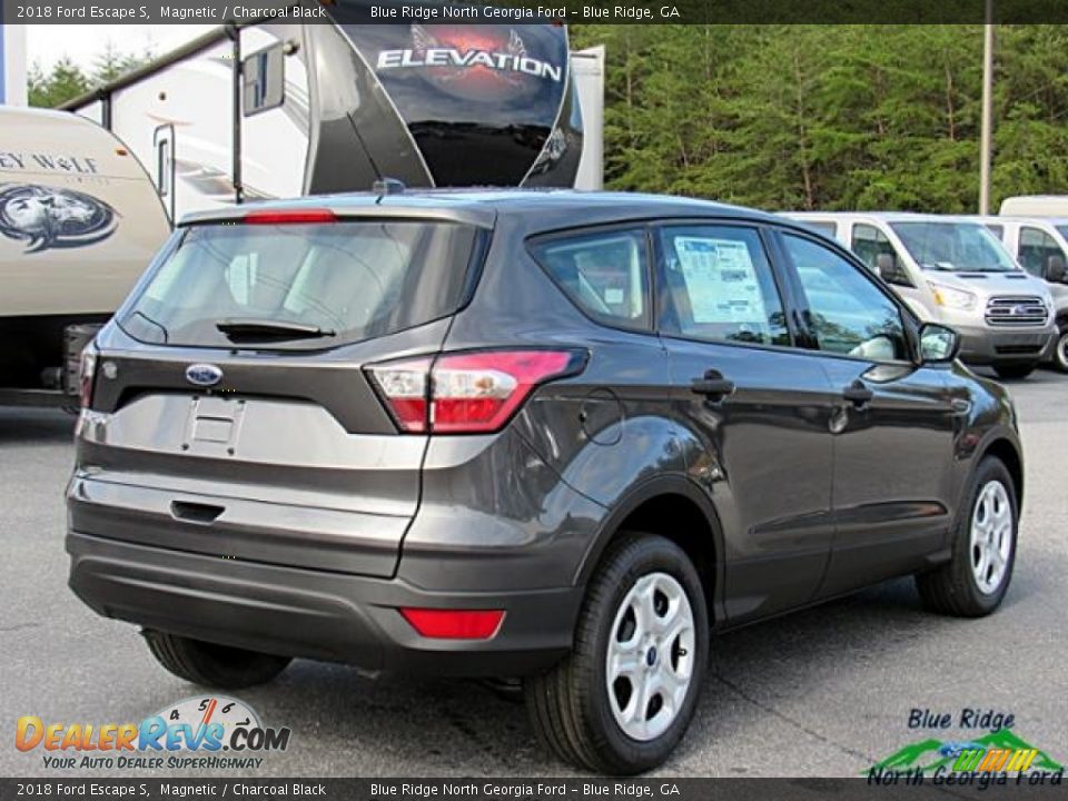 2018 Ford Escape S Magnetic / Charcoal Black Photo #5