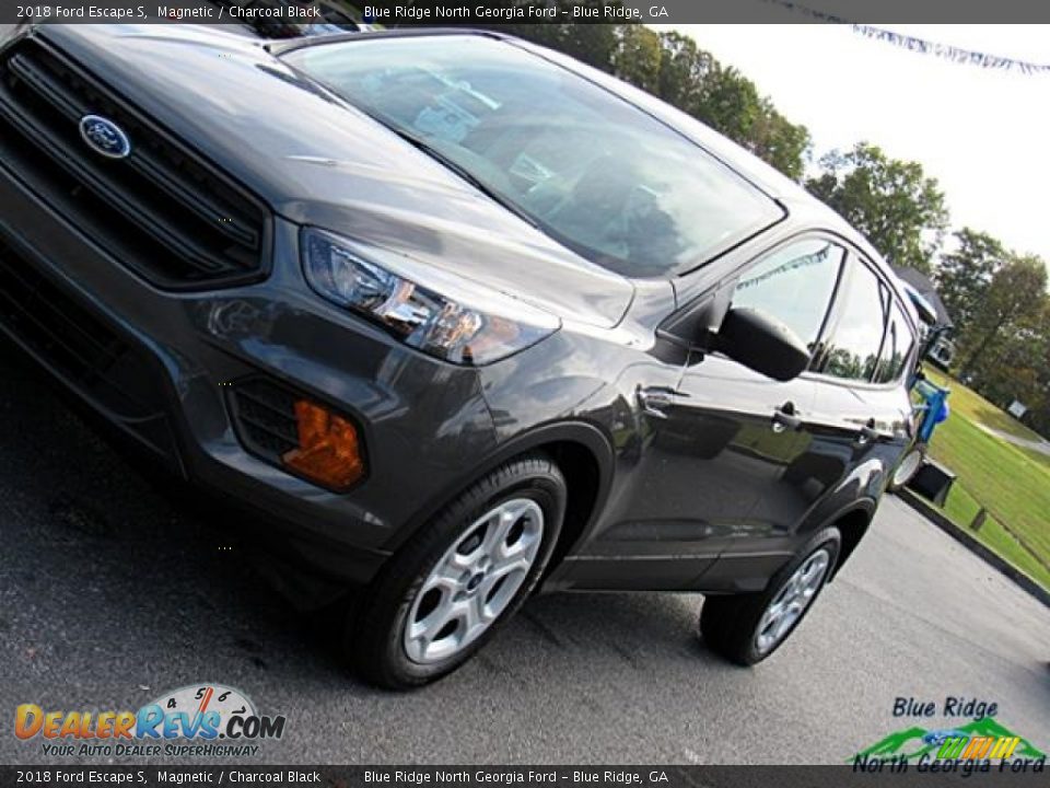 2018 Ford Escape S Magnetic / Charcoal Black Photo #30
