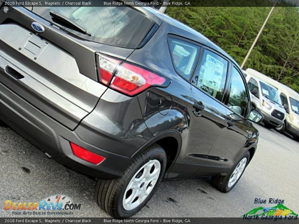 2018 Ford Escape S Magnetic / Charcoal Black Photo #32