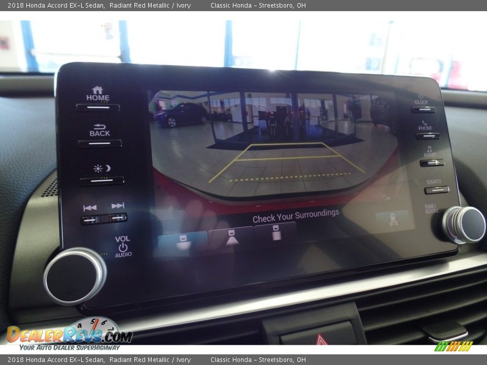 2018 Honda Accord EX-L Sedan Radiant Red Metallic / Ivory Photo #16