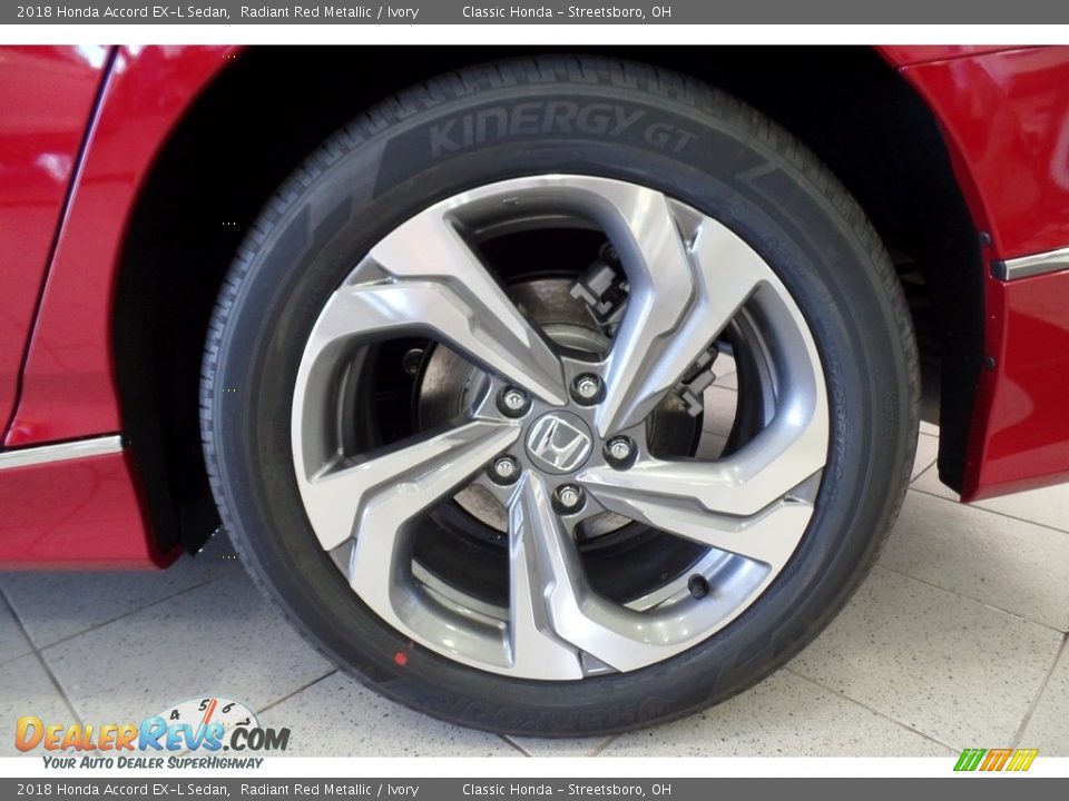 2018 Honda Accord EX-L Sedan Radiant Red Metallic / Ivory Photo #20
