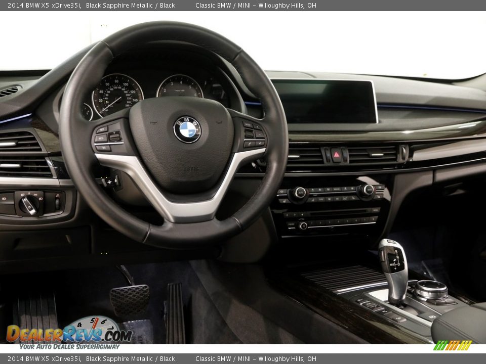 2014 BMW X5 xDrive35i Black Sapphire Metallic / Black Photo #6