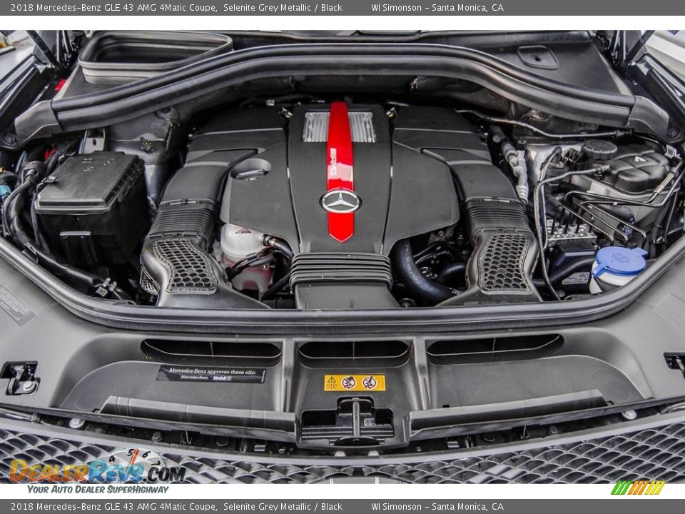 2018 Mercedes-Benz GLE 43 AMG 4Matic Coupe 3.0 Liter AMG DI biturbo DOHC 24-Valve VVT V6 Engine Photo #8
