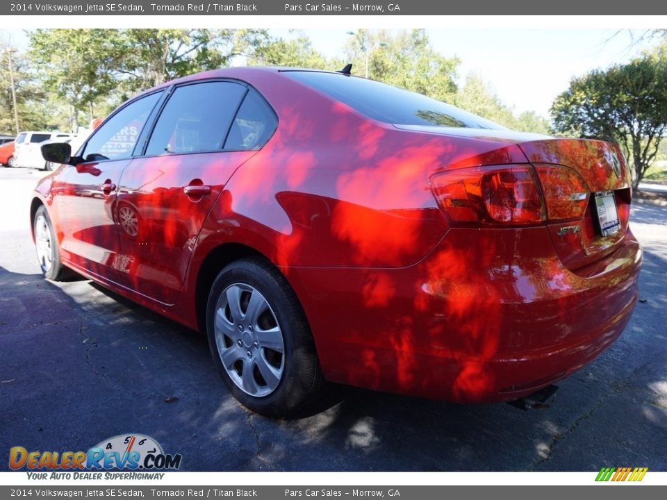 2014 Volkswagen Jetta SE Sedan Tornado Red / Titan Black Photo #2