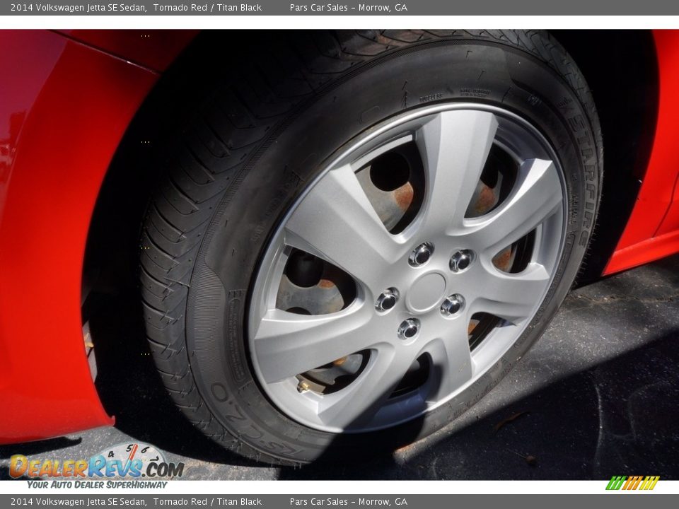 2014 Volkswagen Jetta SE Sedan Tornado Red / Titan Black Photo #5