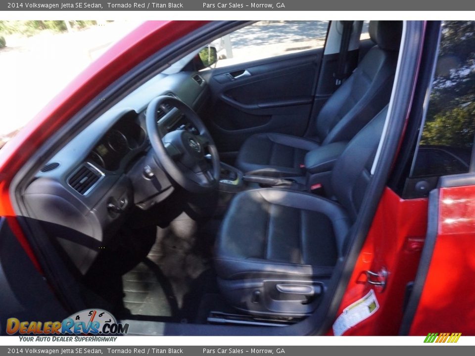 2014 Volkswagen Jetta SE Sedan Tornado Red / Titan Black Photo #6