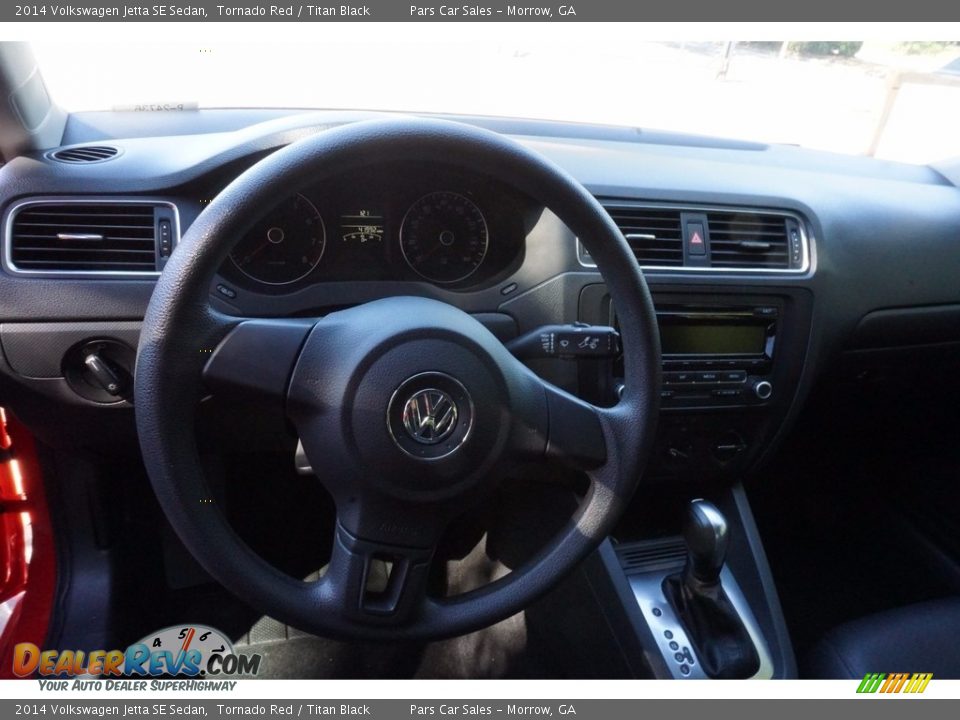 2014 Volkswagen Jetta SE Sedan Tornado Red / Titan Black Photo #7