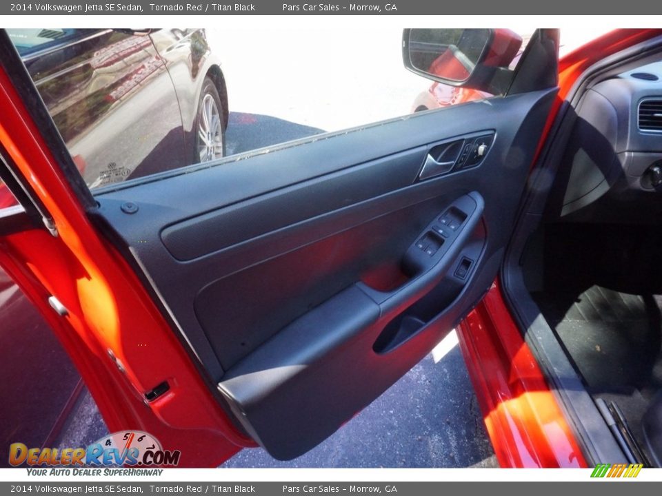 2014 Volkswagen Jetta SE Sedan Tornado Red / Titan Black Photo #8