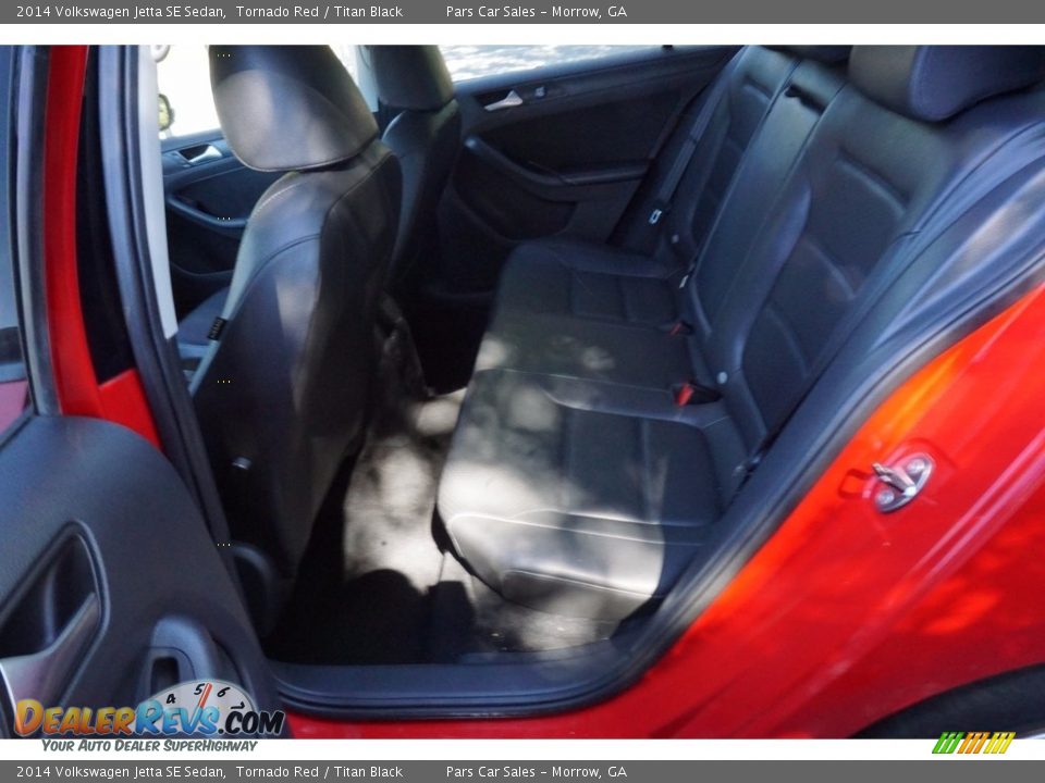 2014 Volkswagen Jetta SE Sedan Tornado Red / Titan Black Photo #9