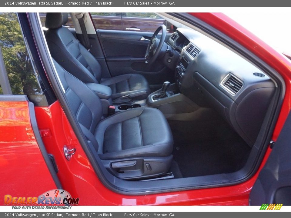 2014 Volkswagen Jetta SE Sedan Tornado Red / Titan Black Photo #11