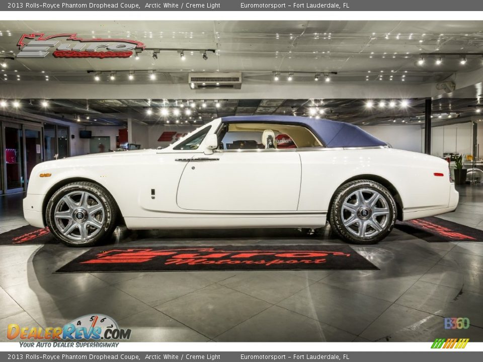 2013 Rolls-Royce Phantom Drophead Coupe Arctic White / Creme Light Photo #2