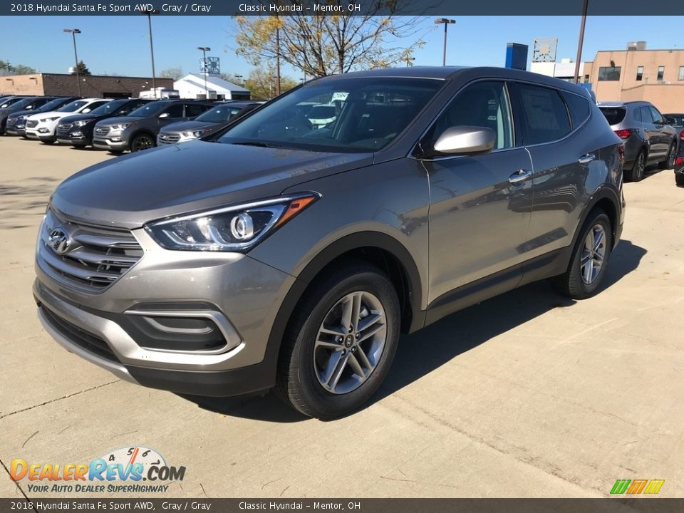 2018 Hyundai Santa Fe Sport AWD Gray / Gray Photo #1