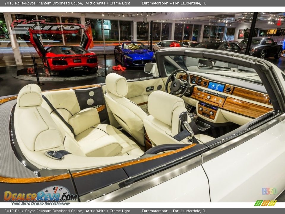 2013 Rolls-Royce Phantom Drophead Coupe Arctic White / Creme Light Photo #20