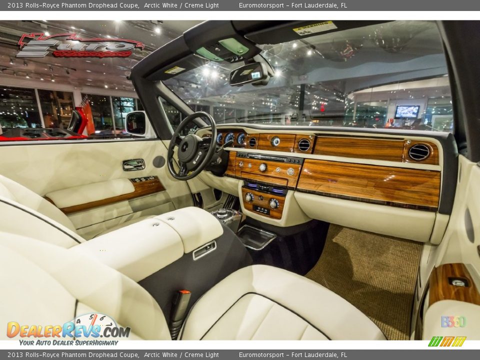 2013 Rolls-Royce Phantom Drophead Coupe Arctic White / Creme Light Photo #33
