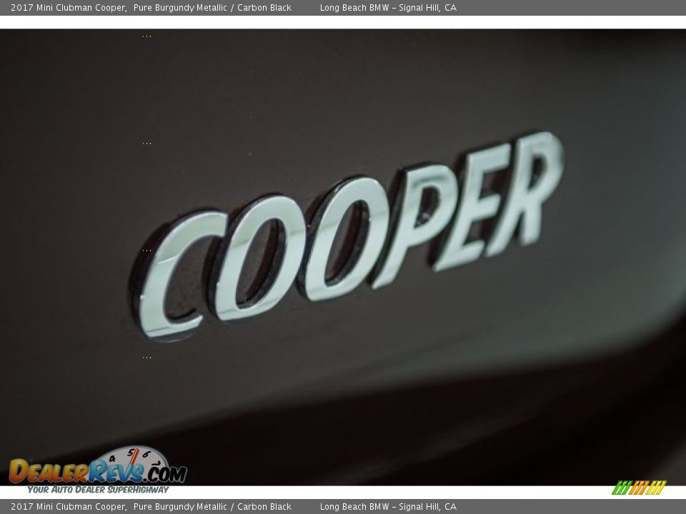 2017 Mini Clubman Cooper Pure Burgundy Metallic / Carbon Black Photo #7
