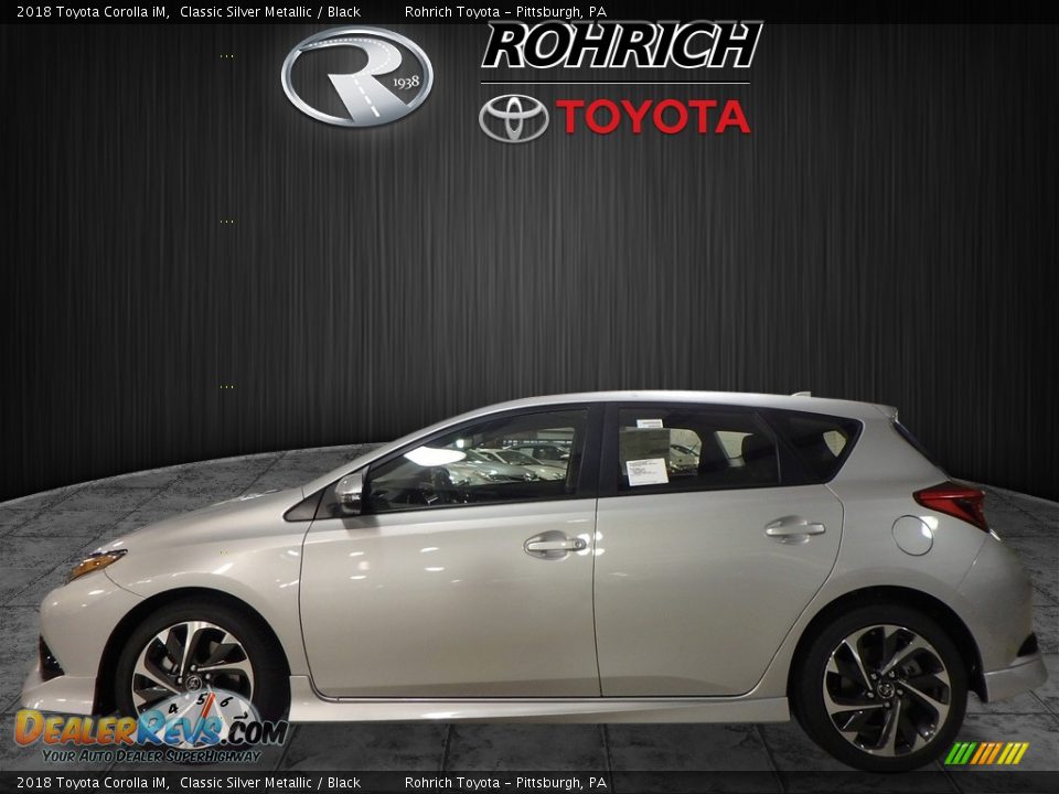 2018 Toyota Corolla iM Classic Silver Metallic / Black Photo #3