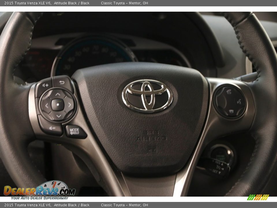 2015 Toyota Venza XLE V6 Attitude Black / Black Photo #7
