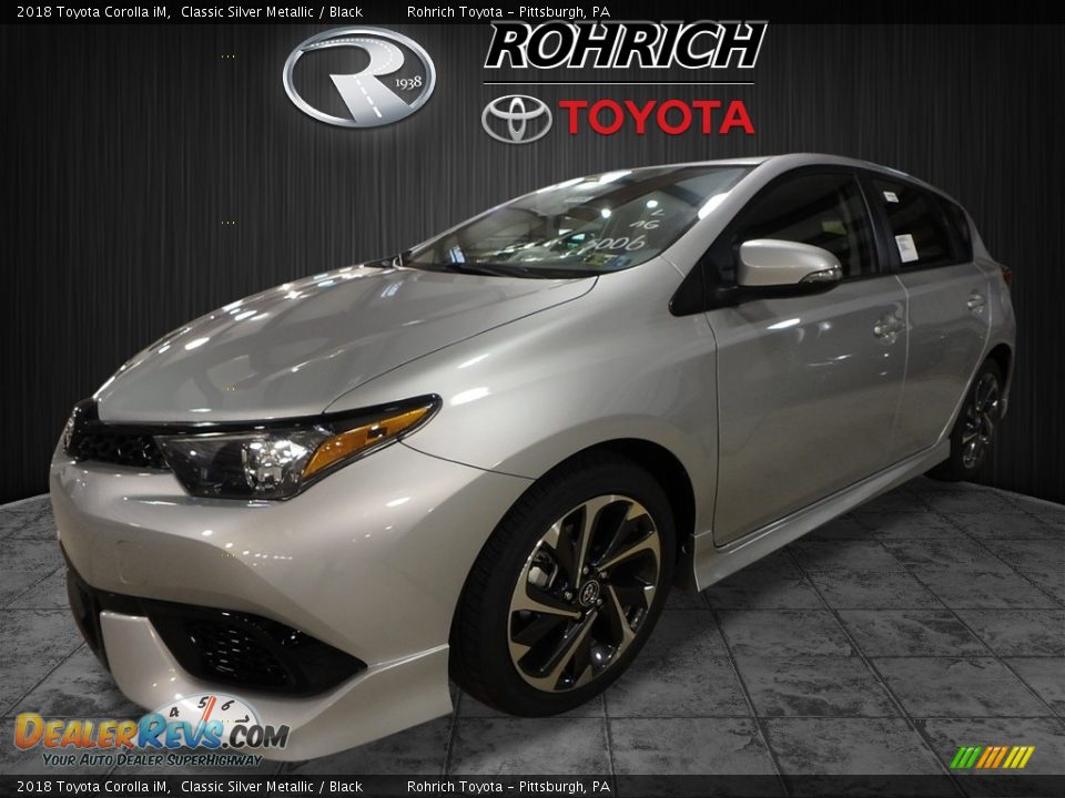 2018 Toyota Corolla iM Classic Silver Metallic / Black Photo #4