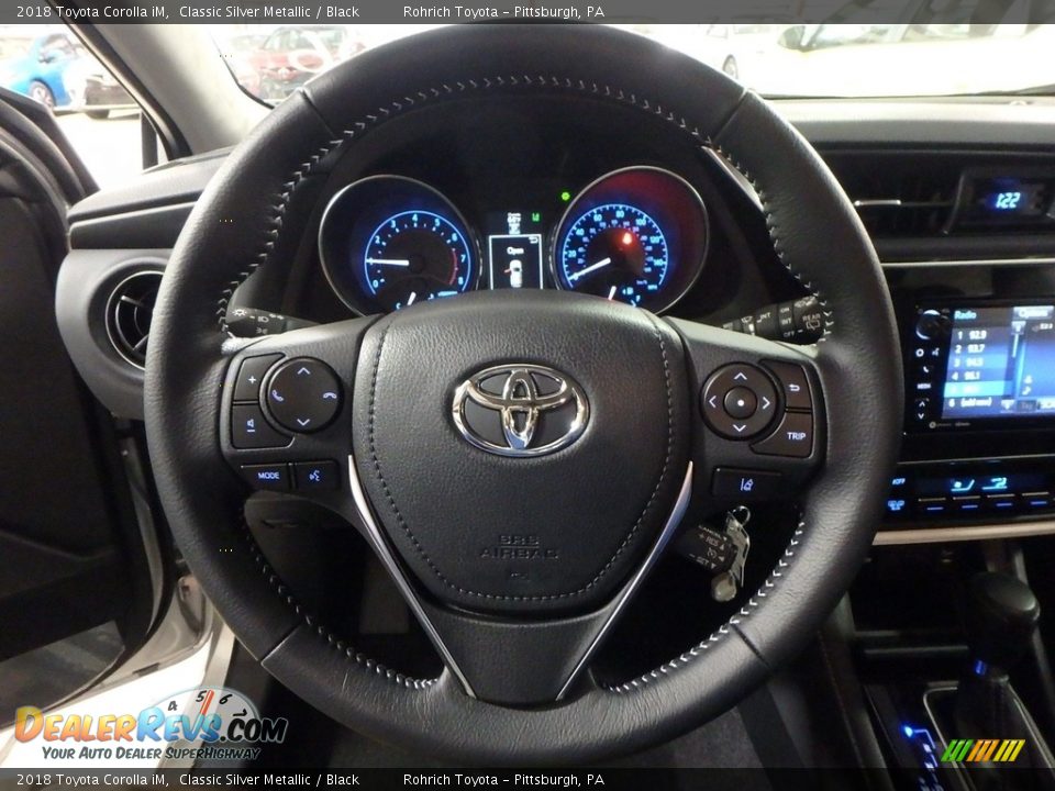 2018 Toyota Corolla iM Classic Silver Metallic / Black Photo #15