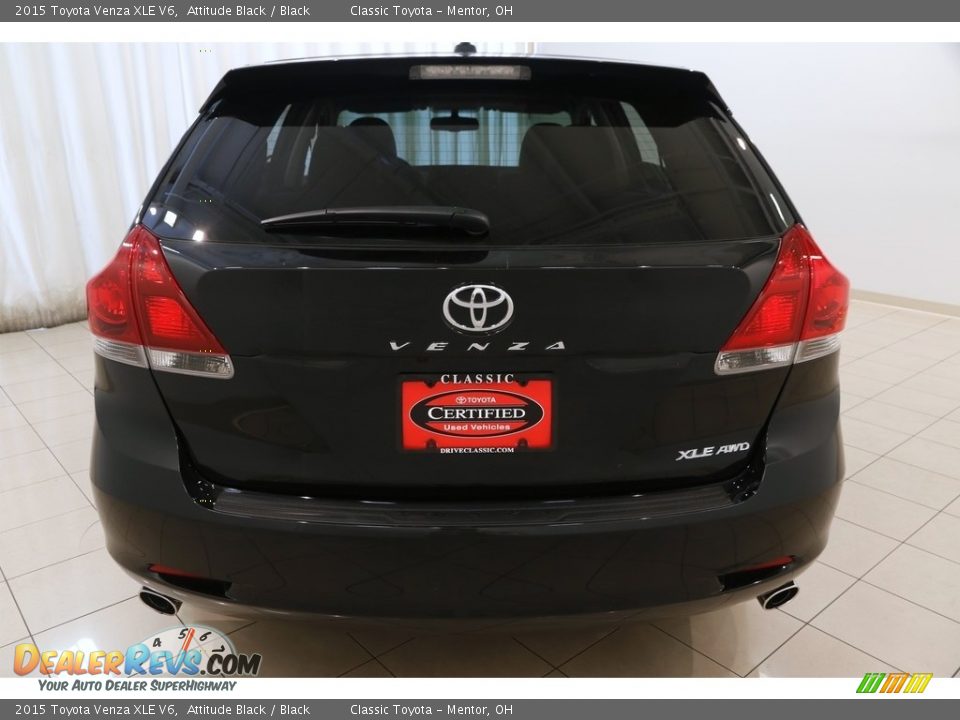 2015 Toyota Venza XLE V6 Attitude Black / Black Photo #24
