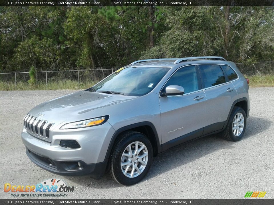 2018 Jeep Cherokee Latitude Billet Silver Metallic / Black Photo #1