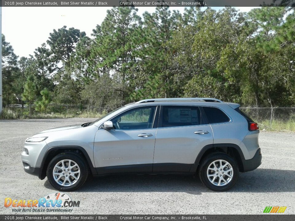 2018 Jeep Cherokee Latitude Billet Silver Metallic / Black Photo #2