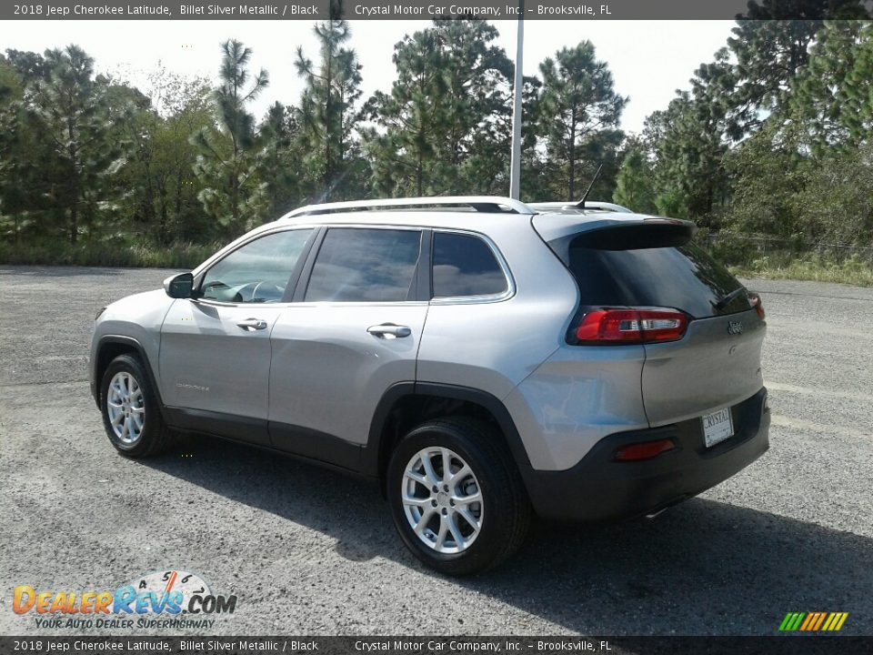 2018 Jeep Cherokee Latitude Billet Silver Metallic / Black Photo #3
