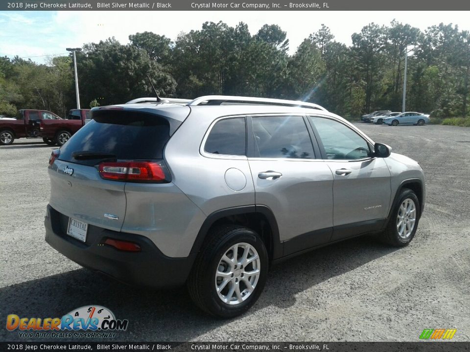 2018 Jeep Cherokee Latitude Billet Silver Metallic / Black Photo #5