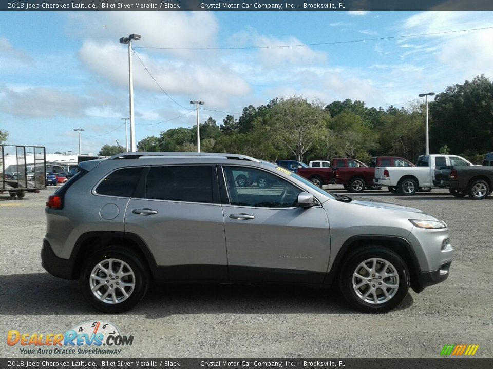 2018 Jeep Cherokee Latitude Billet Silver Metallic / Black Photo #6