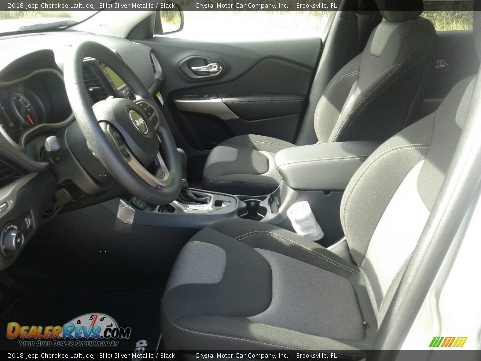 2018 Jeep Cherokee Latitude Billet Silver Metallic / Black Photo #9