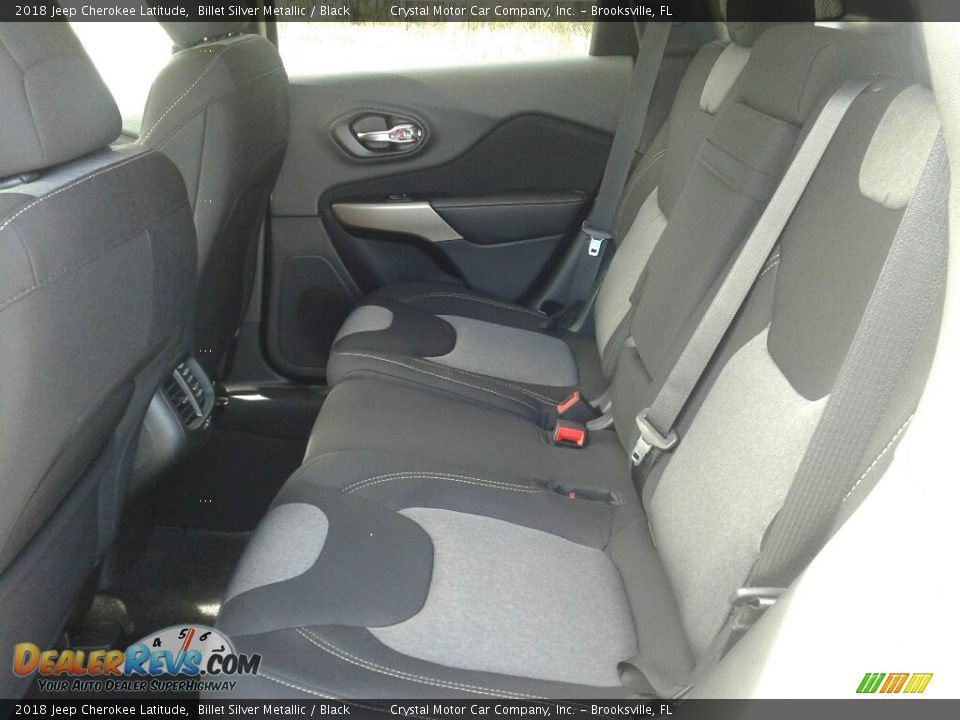 2018 Jeep Cherokee Latitude Billet Silver Metallic / Black Photo #10