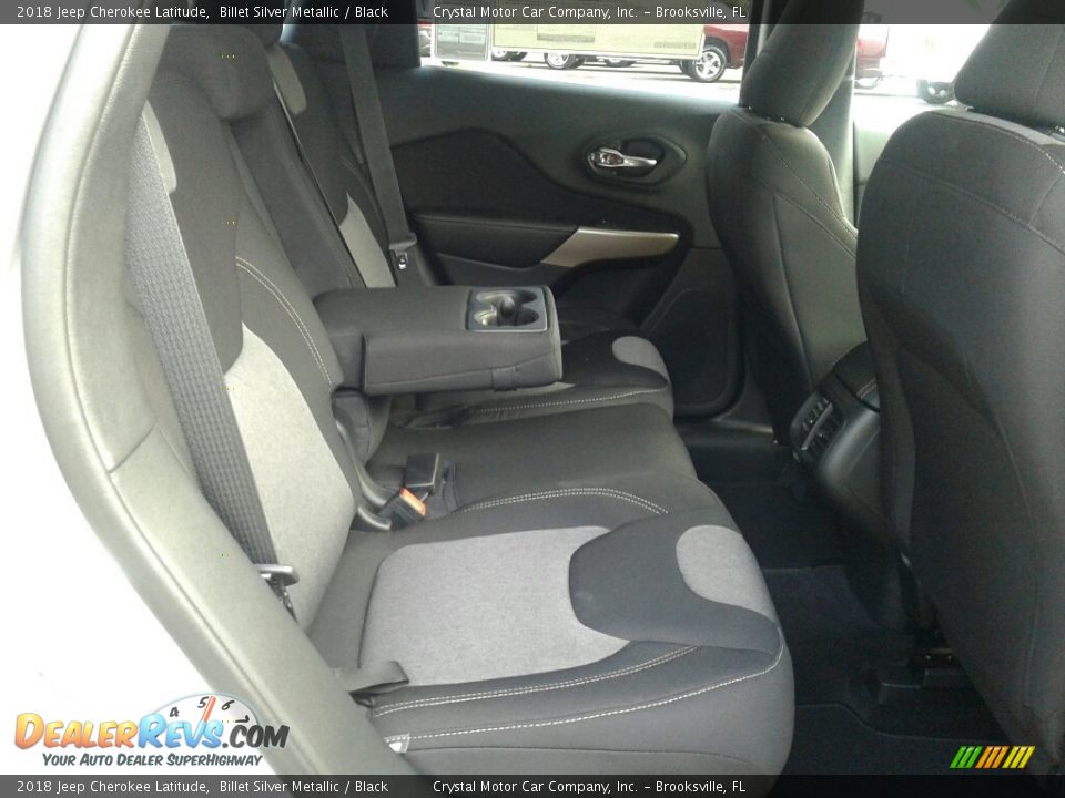 2018 Jeep Cherokee Latitude Billet Silver Metallic / Black Photo #11