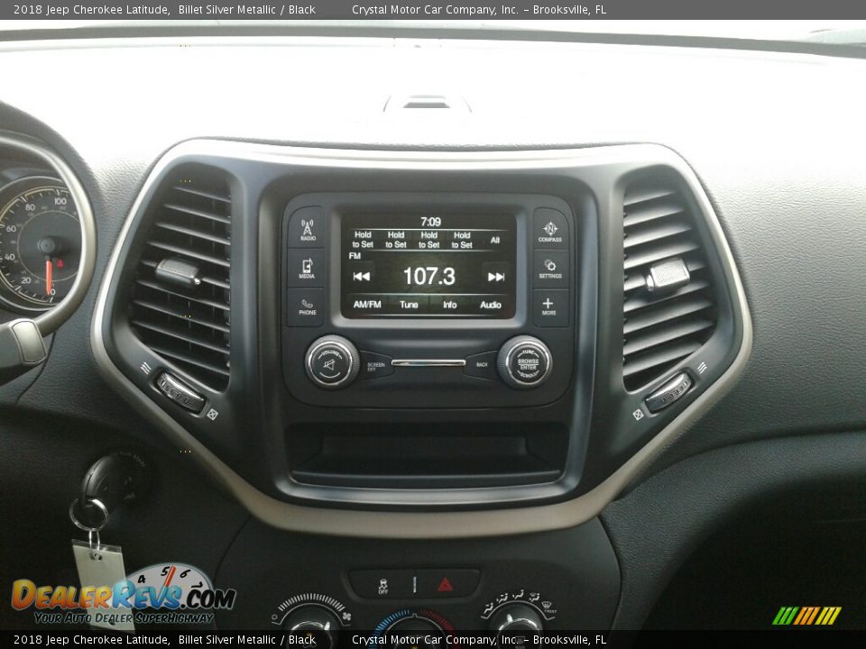 2018 Jeep Cherokee Latitude Billet Silver Metallic / Black Photo #15