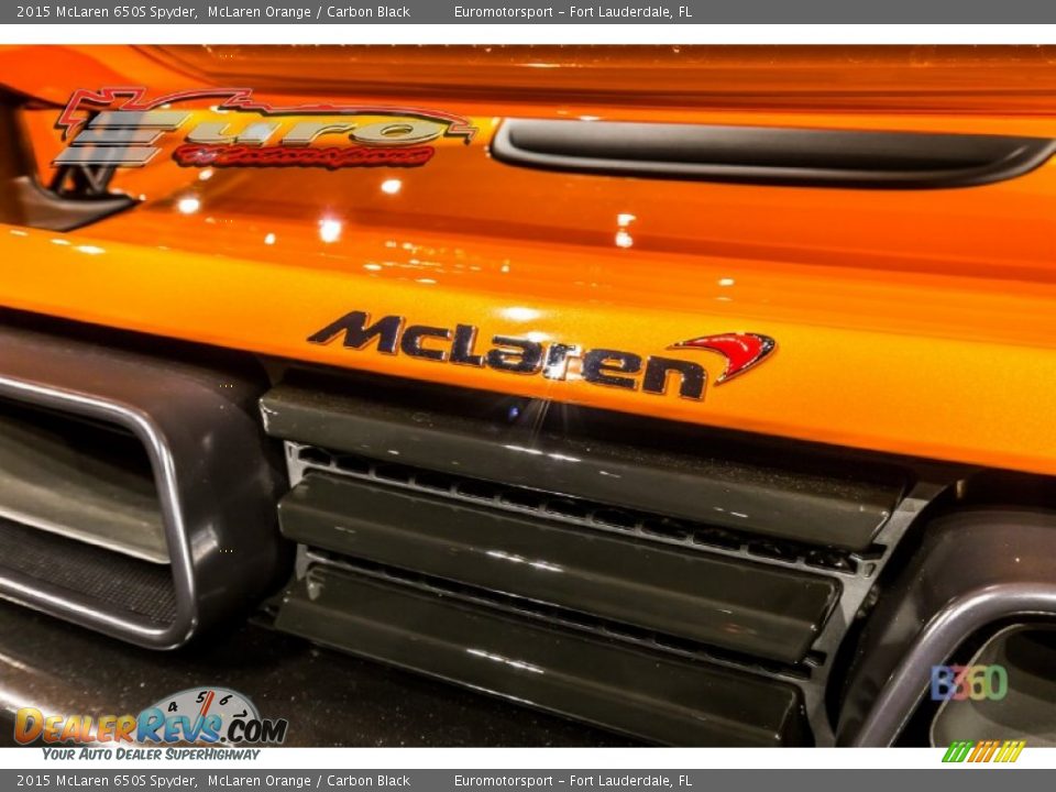 2015 McLaren 650S Spyder McLaren Orange / Carbon Black Photo #41