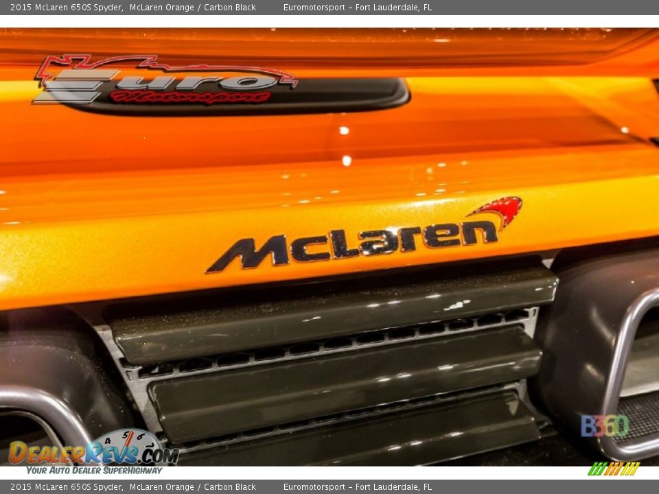 2015 McLaren 650S Spyder McLaren Orange / Carbon Black Photo #42