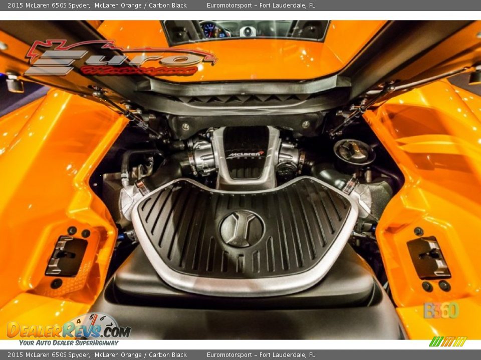 2015 McLaren 650S Spyder McLaren Orange / Carbon Black Photo #45