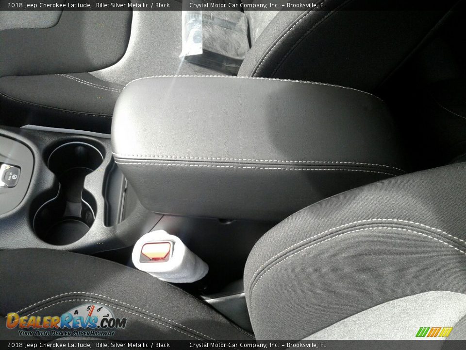 2018 Jeep Cherokee Latitude Billet Silver Metallic / Black Photo #18