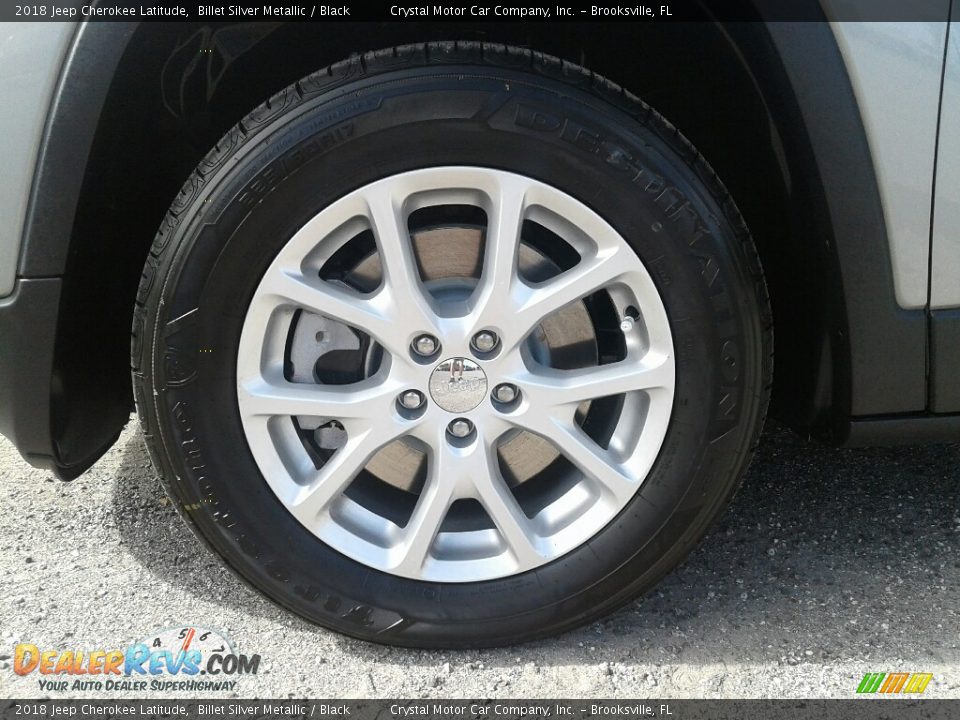 2018 Jeep Cherokee Latitude Billet Silver Metallic / Black Photo #20