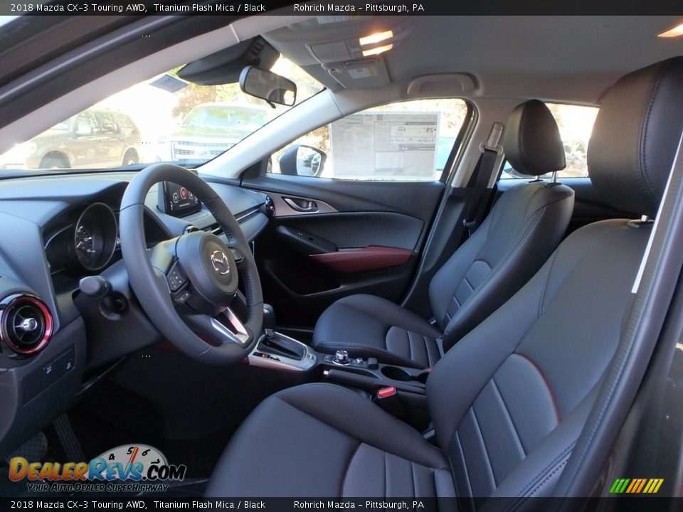 2018 Mazda CX-3 Touring AWD Titanium Flash Mica / Black Photo #6