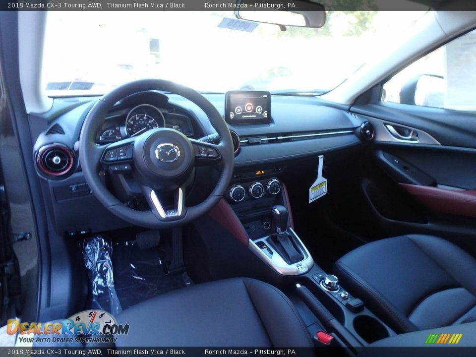 2018 Mazda CX-3 Touring AWD Titanium Flash Mica / Black Photo #8