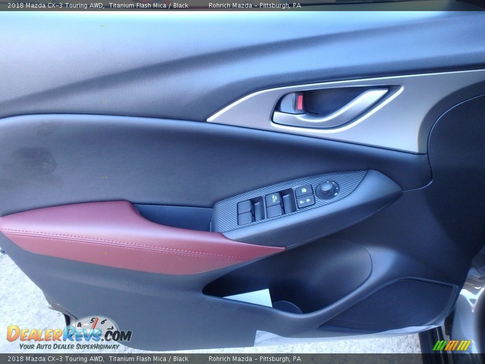 2018 Mazda CX-3 Touring AWD Titanium Flash Mica / Black Photo #9